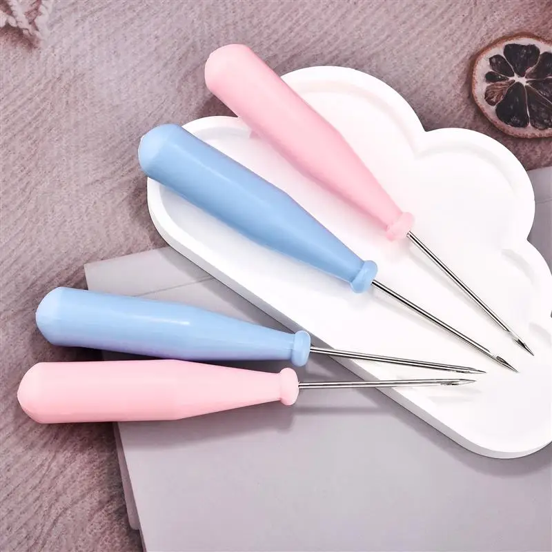 Steel Sewing Awl Hand Stitcher Leather Punch Tool Hole Hook DIY Handmade Shoe Repair Leather Accessories leather tool,leather sewing awl set,leathercraft tools,leather tools,leather sewing tool set