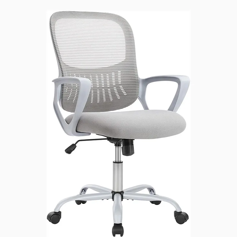 

Office Computer Desk Executive Chair,Ergonomic Mid-Back Mesh Swivel Chairs,Comfortable Lumbar Support For Home,Bedroom,Study