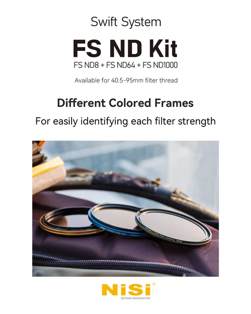 FS 取り外せん ND kit fs nd8＋nd64＋ nd1000 Nisiフィルター