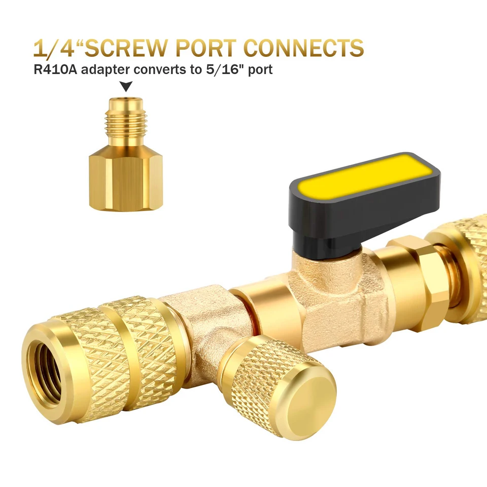 VOTNMIC Kit di 6 strumenti per la rimozione del nucleo della valvola, R134A R12 A/C