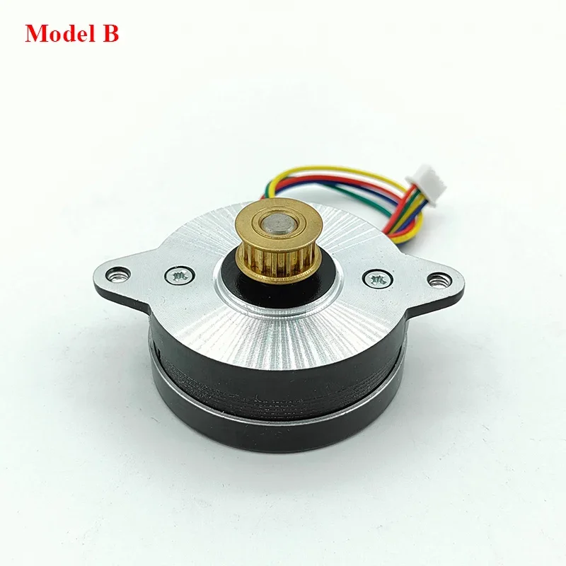 3D 프린터 CNC 로봇용 소형 원형 박형 스텝퍼 모터, 마이크로 2 상 4 선 스테핑 모터, 0.9 도, 36mm, 5mm 샤프트 도르래