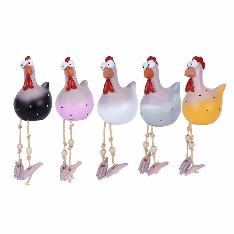 Resin Rooster Outdoor Statues Funny, Waterproof And Does Not Fade Suitable Courtyard, Garden, Balcony Decoration