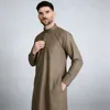 Islamic Clothing Men Length Long Sleeve Loose Muslim Men Saudi Arabia Pakistan Kurta Muslim Costumes Muslim Dress Kaftan Thobe