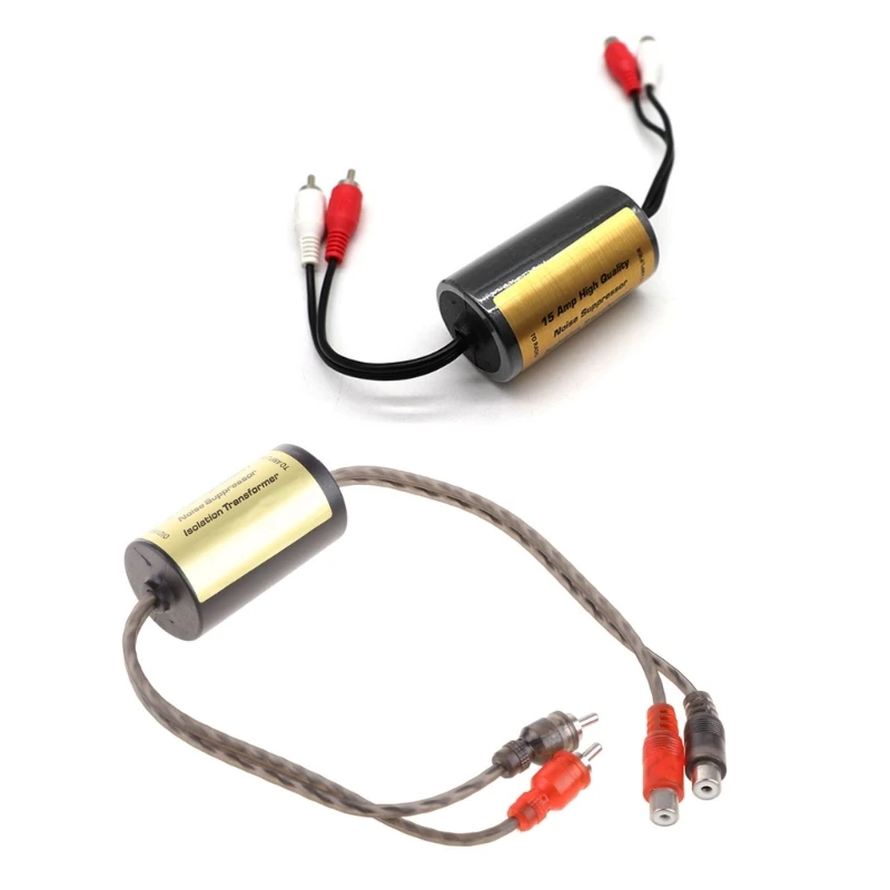 Car Multimedia-Player Stereo-Audio Filter Isolation Ground Home Stereo-Amplifier Noise Suppressor Automotive Accessories audio noise filter