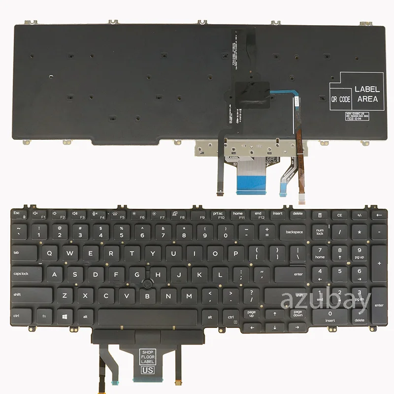 Clavier AZERTY Neuf Pour Dell Latitude 5501, 5510, 5511 – Remplace 0WMCDP / PK132VX1B17