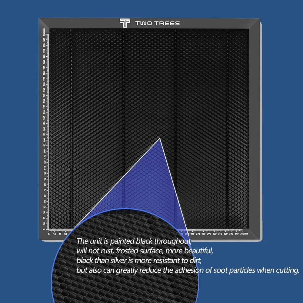 Laser Cutting Honeycomb Working Table Board Steel Panel Platform for CO2 Diode Laser Engraver Cutting Machine 400x400mm
