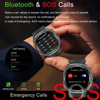 Nouvelle montre connectée 2026 pour homme avec pompe à air Airbag, mesure de la tension artérielle, suivi de la santé, NFC, acide urique, lipides sanguins, appels Bluetooth, étanche 2