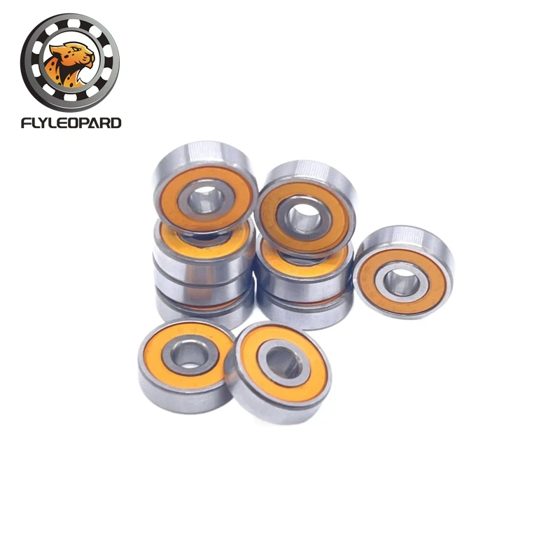 10PCS Miniature Bearing 683RS ABEC-7 3x7x3 mm Ball Bearings 618/3 RS 683 2RS 683-2RS With Orange Sealed ball bearings