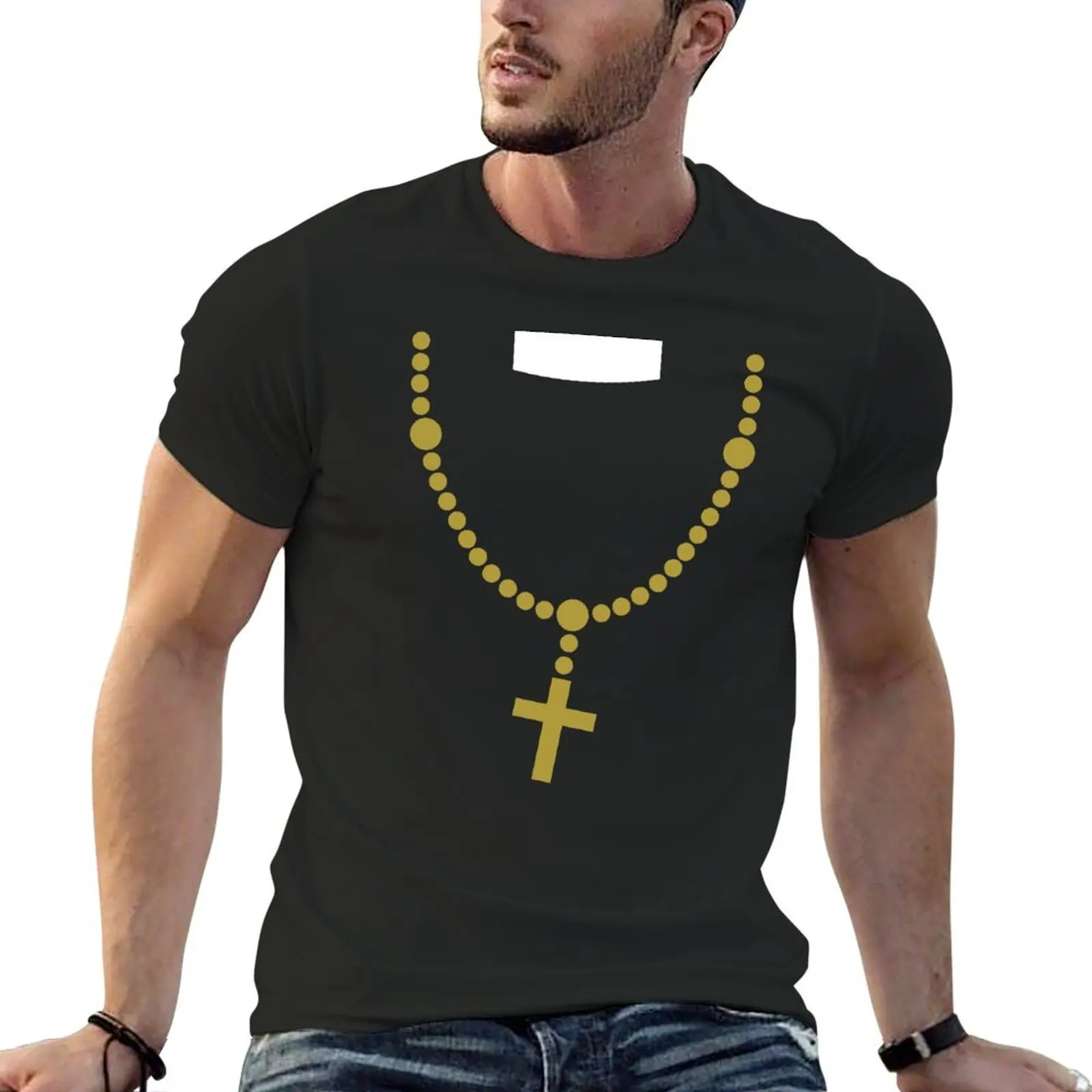 

Priest T-Shirt anime customs plain white t shirts men