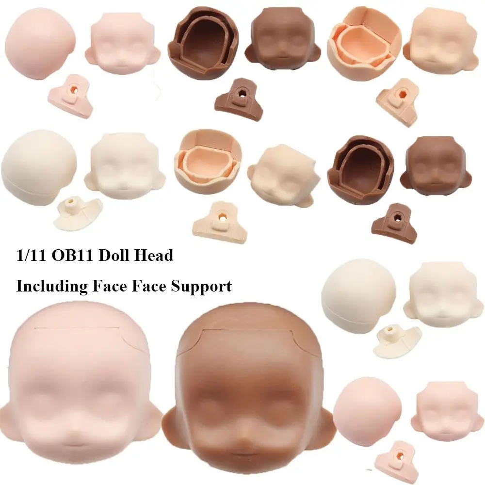 Resin Doll Face Toy Accessories 5 Color Fit Obitsu11 Dolls