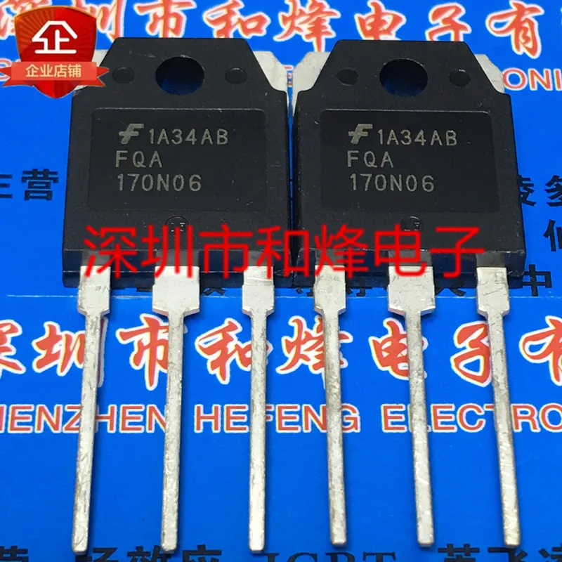 

Free shipping FQA170N06 TO-3P 170A 60V 10PCS