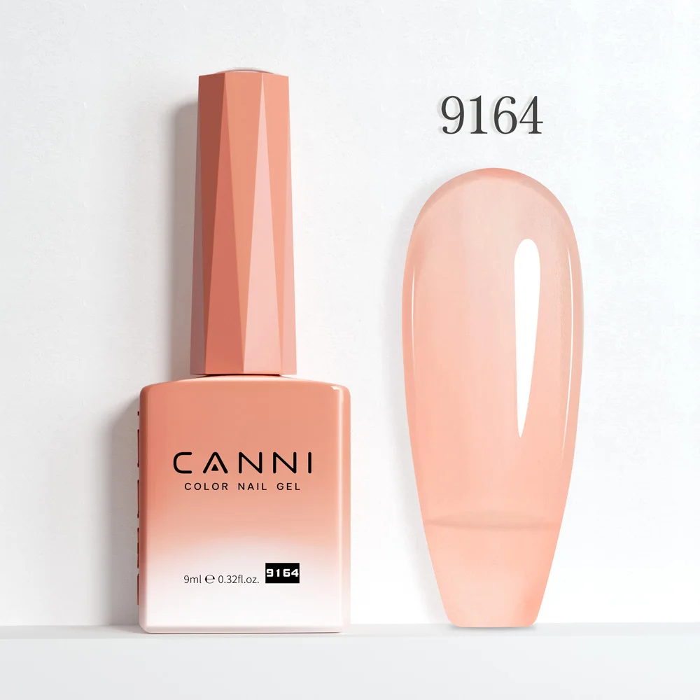 CANNI HEMA Free Black Glitter Diamond Sparkle Gel Polish - Long-Lasting Glossy Finish