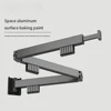 Folding Clothes Hanger Retractable Cloth Drying Rack Indoor&Outdoor Space Aluminum Household Clothes Organization WB3027 5