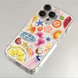 Seaside Scenery Wine Lemon Pattern Phone Case - TPU Cover for Nova 9 SE 4G (T-C271TM2501u1)