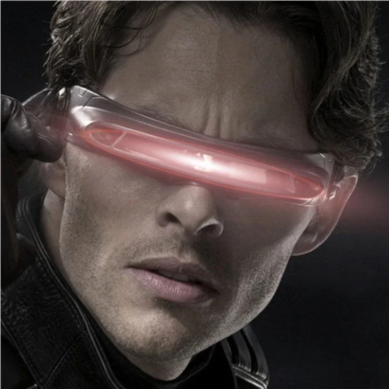 Men's Polarized Shield Designer Sunglasses Tech Wear Front View