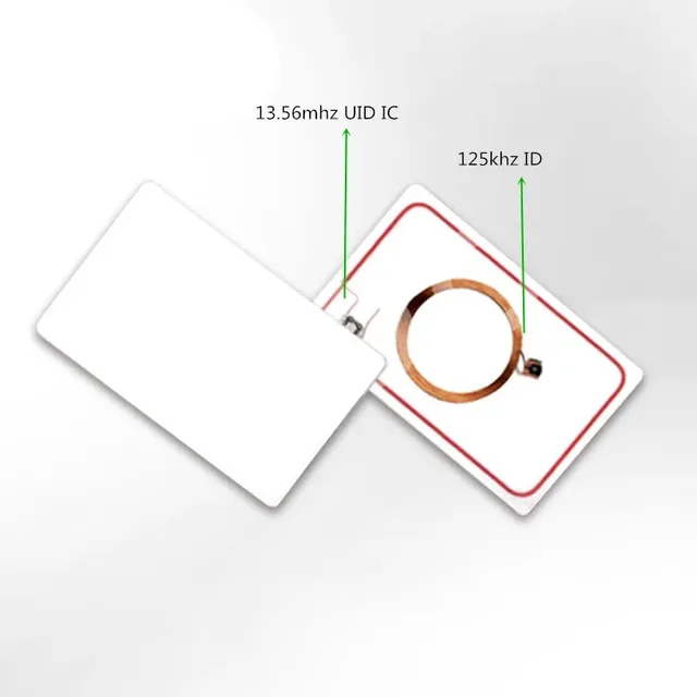 5YOA IC ID UID Rewritable Composite Key Cards Keyfob Dual Chip Frequency RFID 125KHZ T5577 EM4305+13.56MHZ Changeable Writable 4