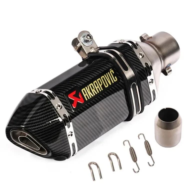 Exhaust Assembly KPR150 Horizon350 R3 R25 GSX ninja250 Z400 Huanglong300 Modified Small Hexagonal Exhaust Pipe