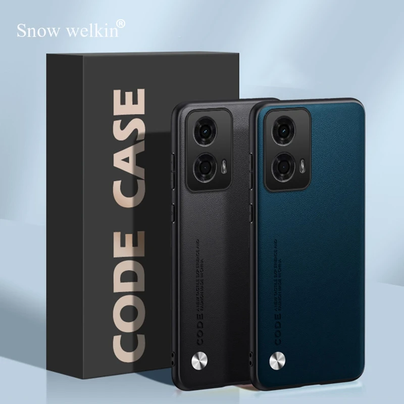 For Moto G04 G04S Luxury PU Leather Shockproof Silicone Case Cover For Motorola Moto G04 G04S 4G Back Phone Case Cover Coque 2