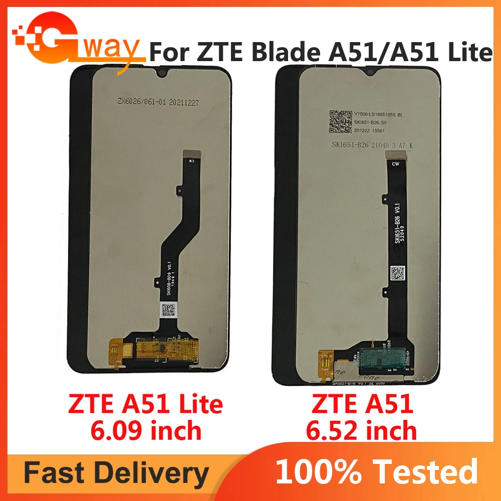 

Протестированный ЖК-дисплей для ZTE Blade A51, ЖК-дисплей, экран, сменный дисплей, сенсорный экран, дигитайзер, ZTE Blade A51 Lite, ЖК-датчик