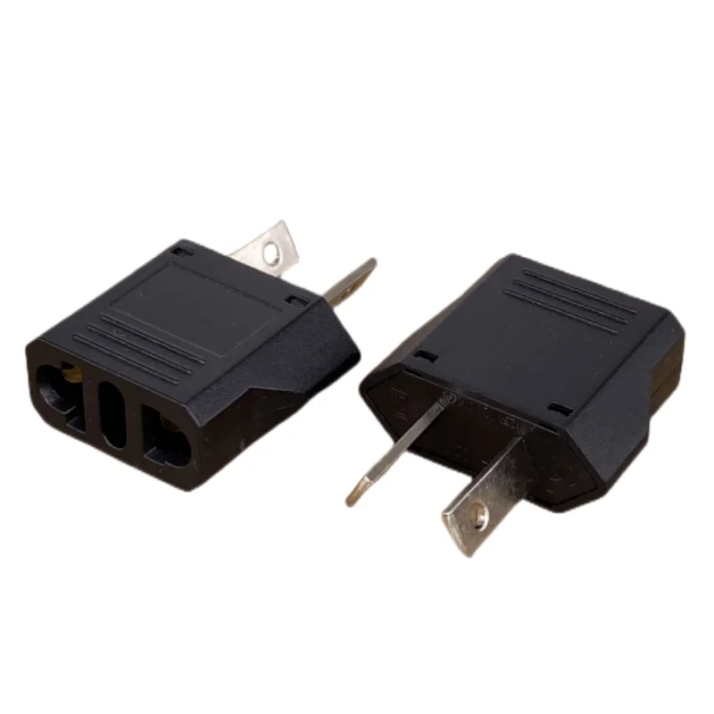 Black white mini portable 6A 125V/250V Australia new Zealand travel adapter plug AU 2 Pins small power plug type-C