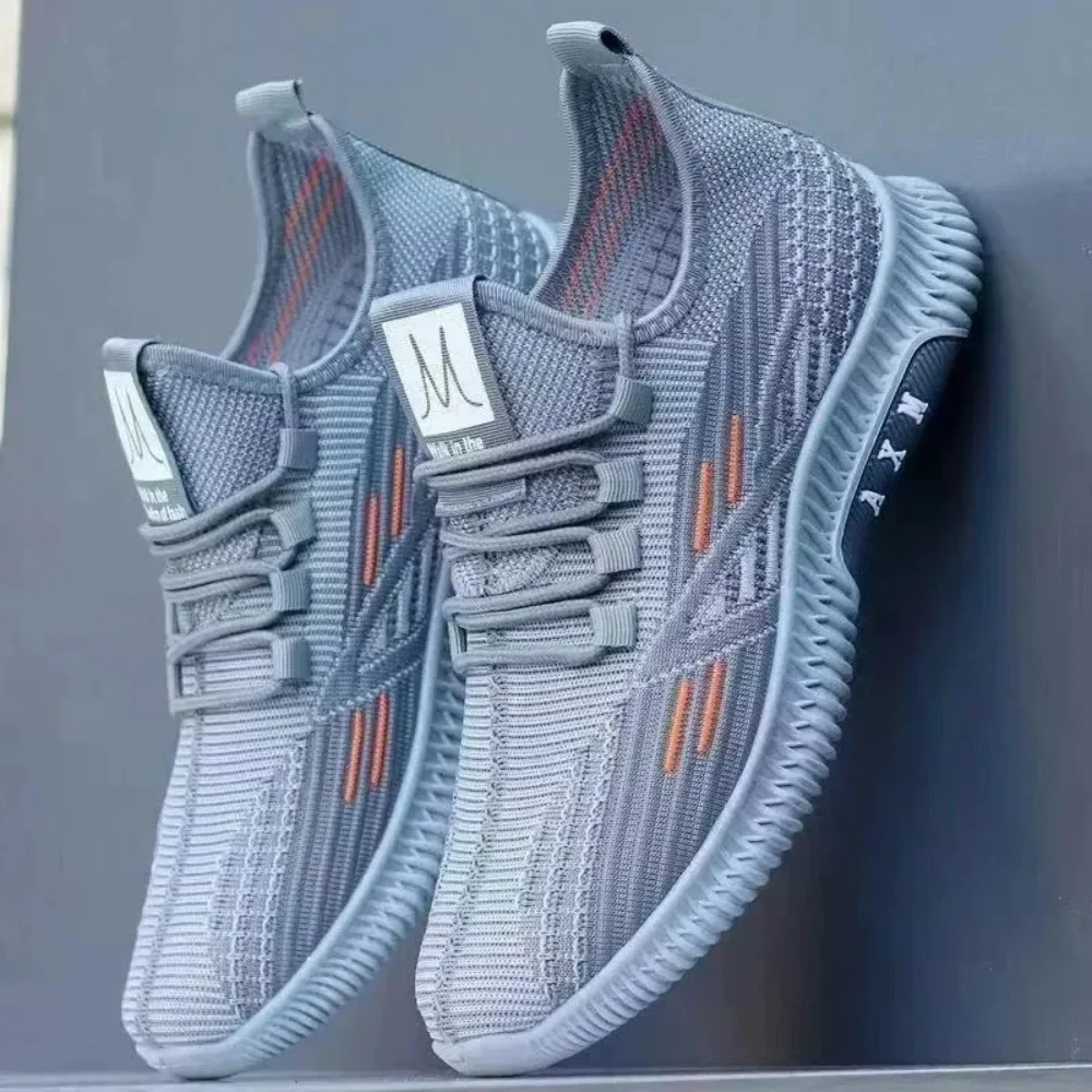 Mens Sports Shoes Running Breathable Shock-absorbing Soft Sole Casual