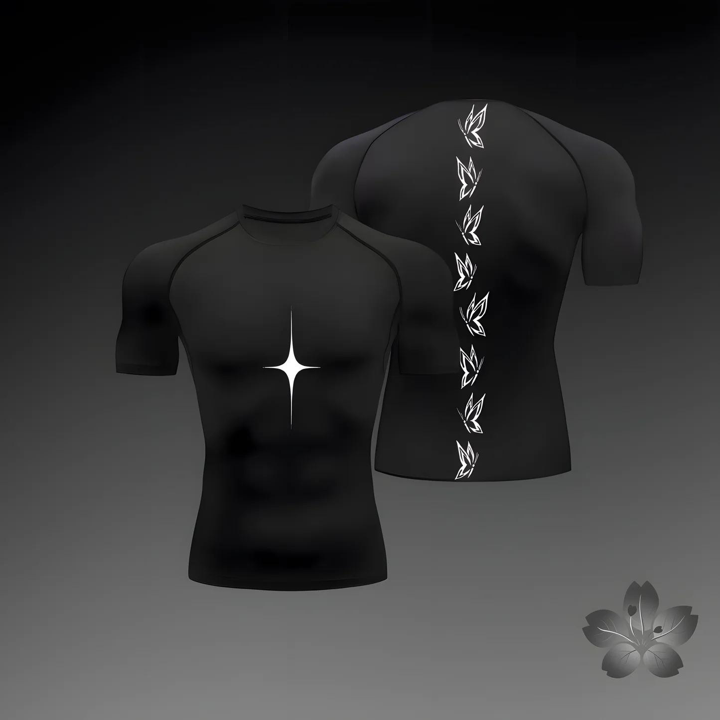 Anime Graphic Compression Shirts for Men Athletic Quick Dry Tshirts Tees Tops Gym Workout Undershirts Short Sleeve Rash Guard for short sleeve t shirt,sport t shirt,running t shirt,running t shirts,compression t shirt,men t shirts,men undershirts