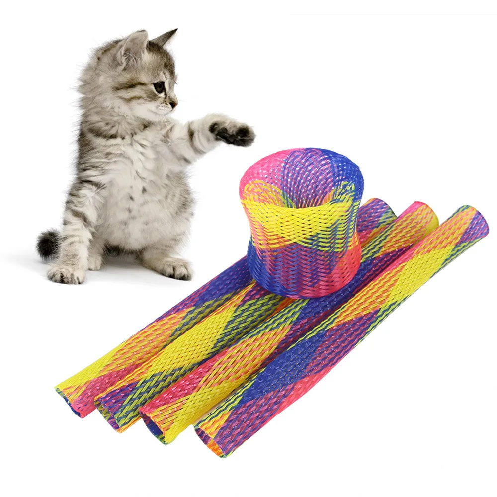 

Pet cat bouncing toy Nylon spring bouncing toy cat toy cat supplies