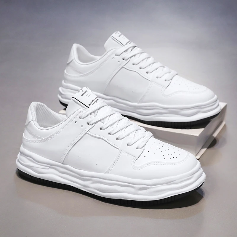 New Male Tennis Shoes Sneakers Men Comfortable Pu Gym Sport Shoes Outdoor Adult Breathable Footwear Running Brand Top