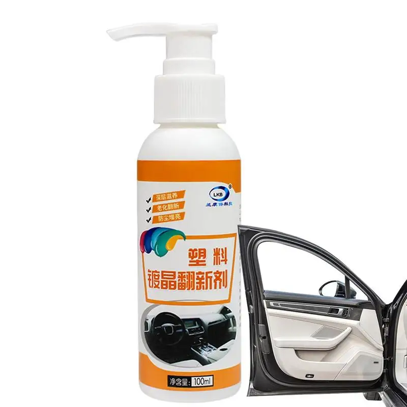 

Car Interior Cleaner Mild 100ml Car Dash Cleaner Delayed Aging Safe And Harmless Auto Detailing Supplies Convenient To Use Car