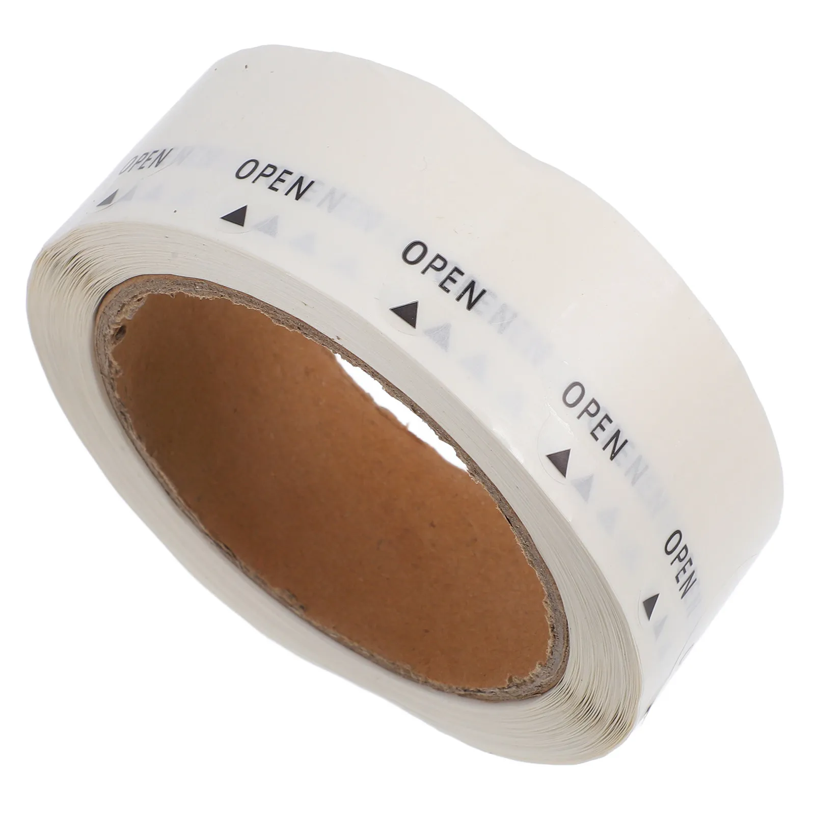 1000개 투명 원형 오픈 스티커, 떼어 붙이는 라벨, 잔여물 없는 물류 포장 봉투 배송 상자용