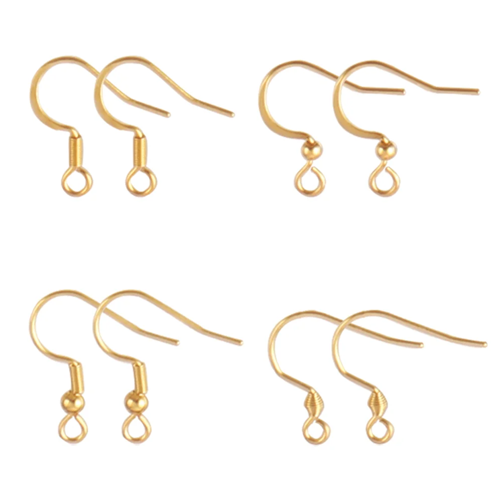 50pcs 316 Stainless Steel Earring Hooks Findings Clasps DIY Jewelry