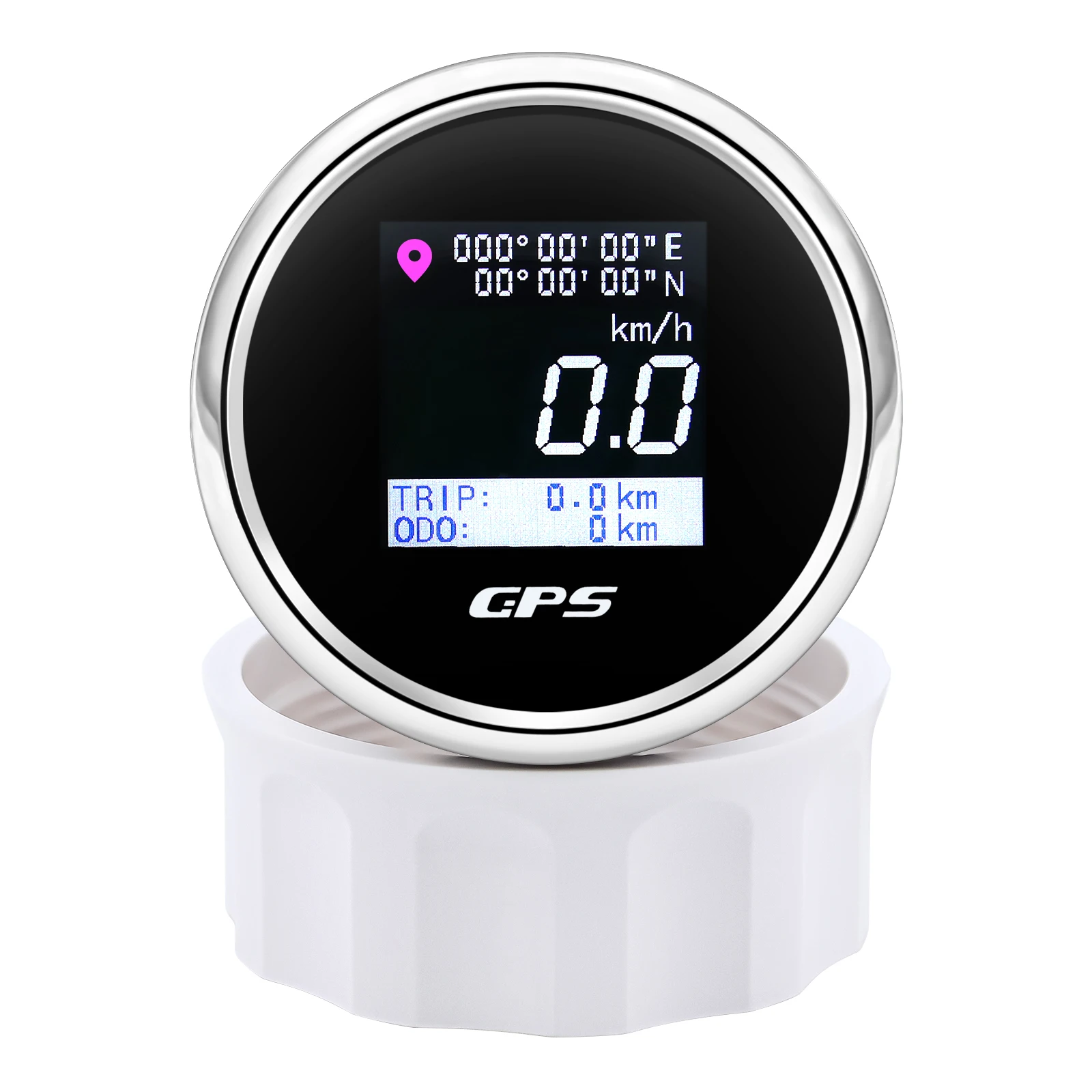 52mm Waterproof TFT Screen LCD Digital GPS Speedometer Gauge Km/h MPH Knots Adju