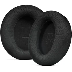 Premium Cooling Gel Ear Cushions - Enhanced Replacement Ear Pads (Black mesh)