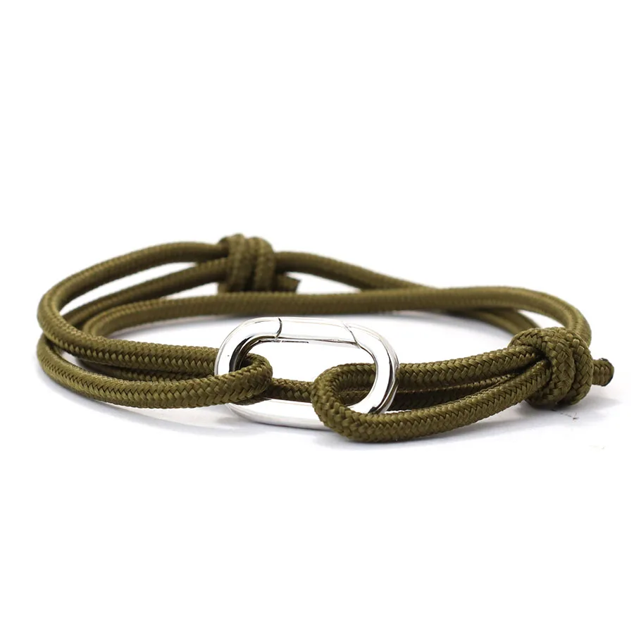Paracord Mens Outdoor Adventure Hiking Bracelet