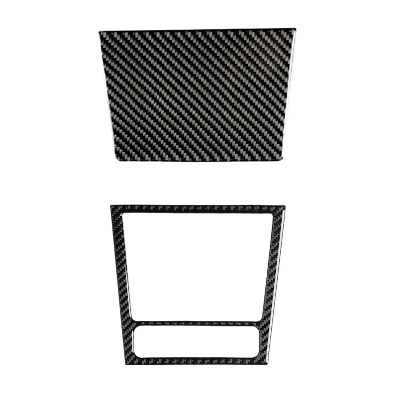 For VW Golf 6 MK6 Car Carbon Fiber Center Control Panel Air Vent Gear Shift Frame Headlight Switch Ashtray Box Cover Inner Trim