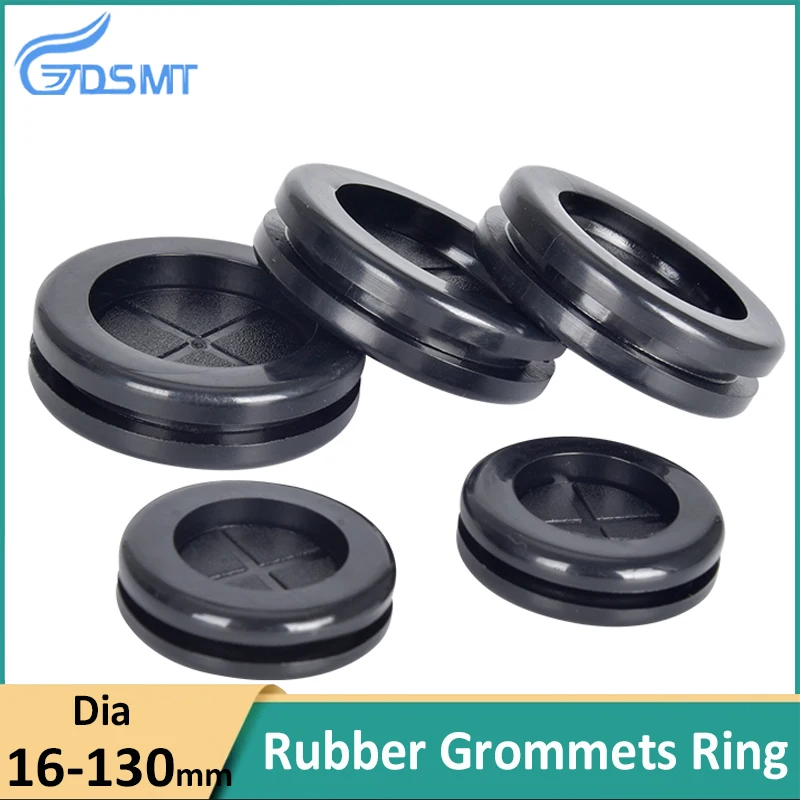 Silicone Rubber Caps Rubber Caps Silicone Rubber Plugs Rubber Sealing Ring Double Sided Protect Rubber Grommets Ring Blanking Hole Wiring Cable Gasket For Protect Wire 14*16~90*100mm