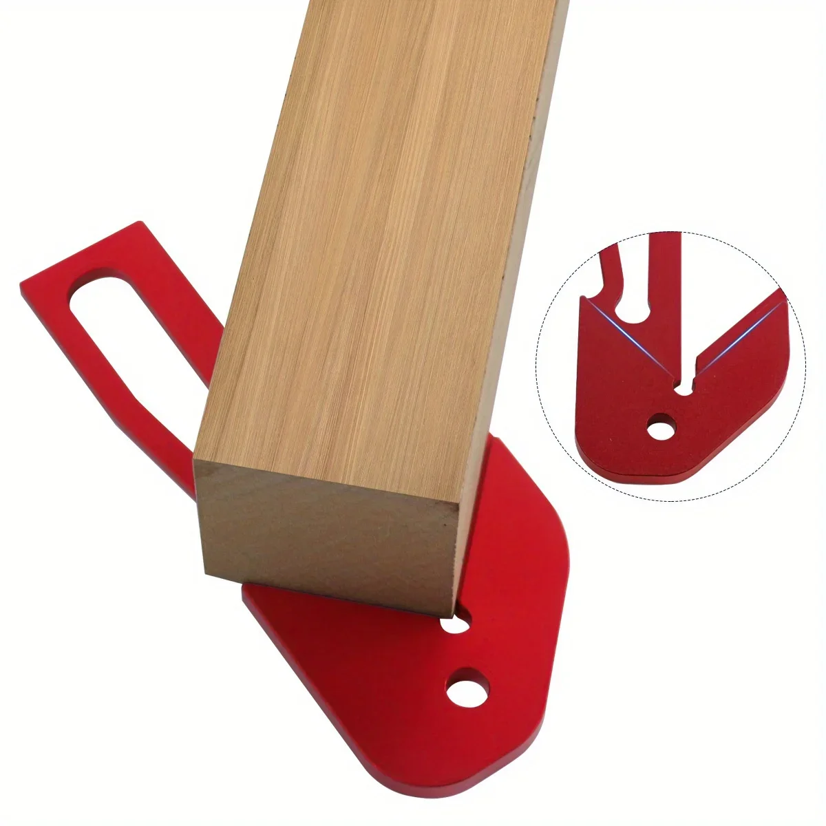 Calibro Tracciatore Centrale In Alluminio – Angoli 45/90° E Linee Per Lavorazione Legno Fai-da-te