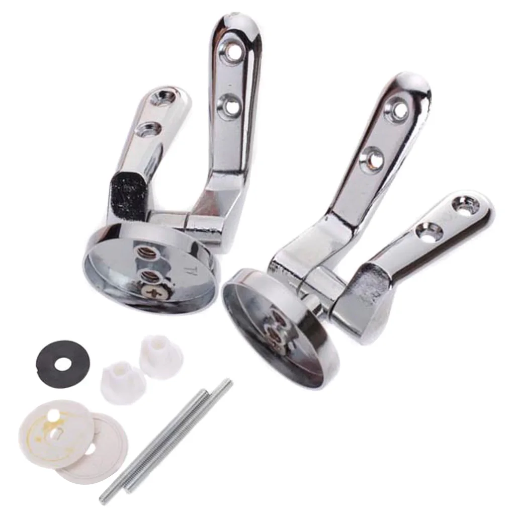 1 Set Standard Replacement Parts Toilet Seat Hinges Toilet Fixing Mountings toilet seat accessories toilet hinge replacement