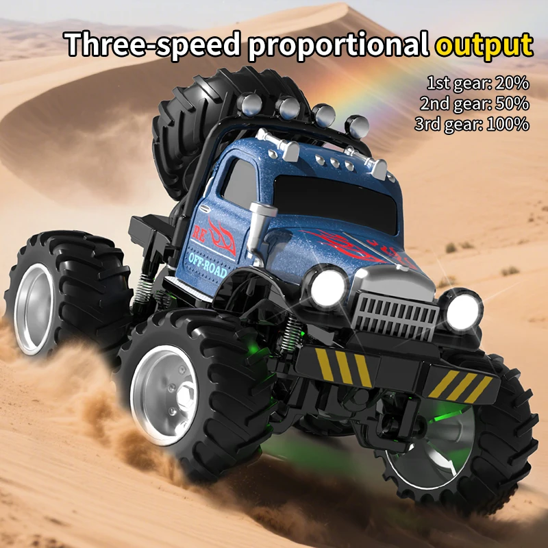 새로운 1:64 RC카 미니 2.4Ghz 시티 로드 핸들 고속 합금 전지형 리모컨 자동차 듀얼 컨트롤 어린이 장난감 선물