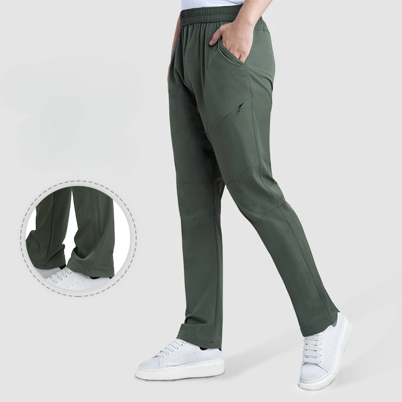 Sports pants slim straight stretch mountaineering outdoor casual sports joggers men