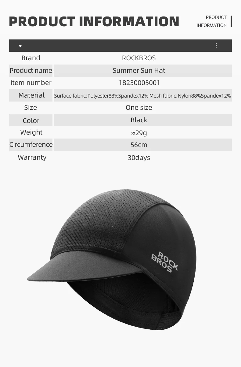 lightweight mesh cycling cap