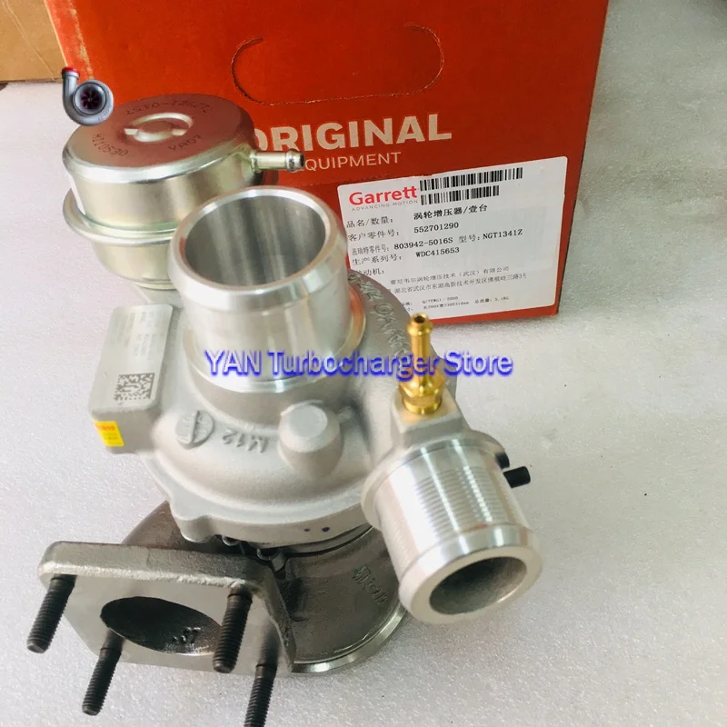 Turbocompressore Originale Garrett Turbo Ngt13 55235155 803942 Per Fiat Viaggio Bravo Ottimo 1.4 T-Jet 110Kw 150Hp 2008- 55270129