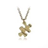 6 pcs/Set Best Friend Necklace Creative Pentagram Pendant Alloy Accessories, Friendship Necklace For Men And Women 5