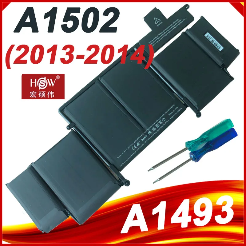 Bateria do Portátil para Apple Macbook Pro A1493 Retina 13-in A1502 2013 2014 11.34v 71wh