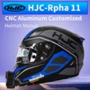 TUYU Customized HJC-Rpha 11 CNC Aluminium Helmet Chin Mount for GoPro 10 Insta360 X2 R DJI Motorcycle Camera Helmets Accessories 1