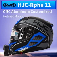TUYU Customized HJC-Rpha 11 CNC Aluminium Helmet Chin Mount for GoPro 10 Insta360 X2 R DJI Motorcycle Camera Helmets Accessories 1