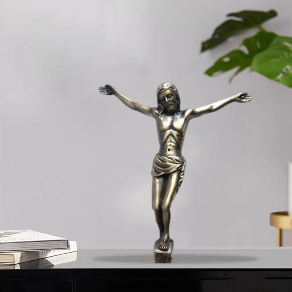Figura De Jesus Modera Chrattien Croix Murale Accessori Cadeau
