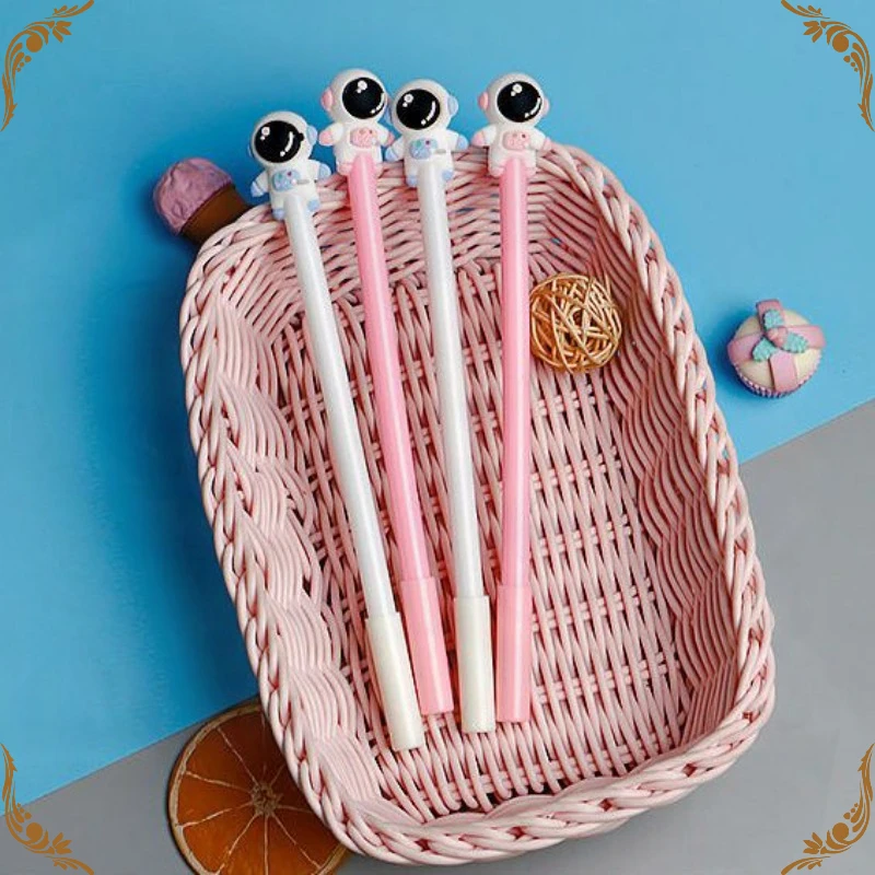 Wholesale Little Fresh Astronaut Neutral Pens Student Cute Cartoon Kawaii Stationery Supplies