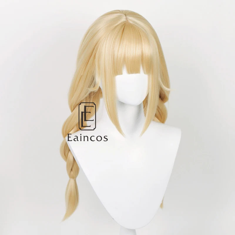 Anime Paripi Koumei Tsukimi Eiko Cospaly Wig Ya Boy Kongming Double Braided Women Wigs Heat Resistant Synthetic Hair