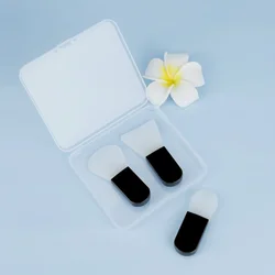 3 - Piece Reusable Silicone Facial Mask Applicator Set (Black)